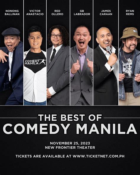 comedy crew vs comedy manila|6 of the PH's top comedians share the stage in The Best of .